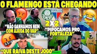 REAÇÕES PALMEIRENSES! O FLAMENGO ESTÁ CHEGANDO EM NÓS! NÃO GANHAMOS NEM COM AJUDA DO VAR