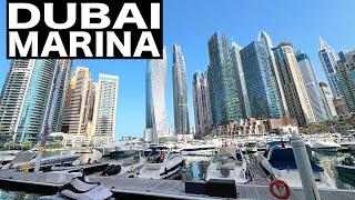 Dubai Marina Complete Walk 2024 | 4K | Dubai Tourist Attraction