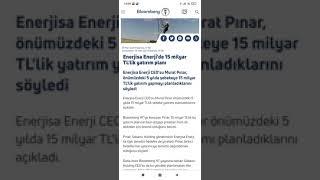 Enerjisa Enerji'de 15 milyar TL'lik yatırım planı #ENJSA