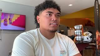 ASU center Leif Fautanu ahead of preseason camp 07/25/2023