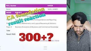 CA foundation result reaction....| 300+