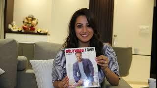 Anita Hassanandani wishing Bollywood Town on it's 3rd Anniversary