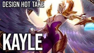 For an avenging angel, Kayle's design lacks fire || design hot take #shorts