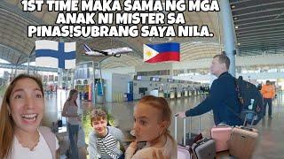 1ST TIME NG MGA ANAK NI MISTER MAG TRAVEL SA PINAS KASAMA NAMIN️FILIPINA COUPLE IN FINLAN️