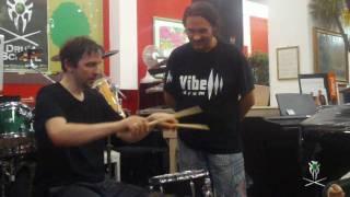 marco minnemann - drum clinic -  finger control and moeller @ gm drum school