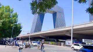 Beijing Walking,Central Business District, The most prosperous area in Beijing【4K】