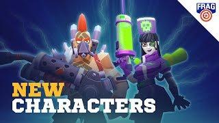 TWO NEW CHARACTERS!! (FRAG Pro Shooter)