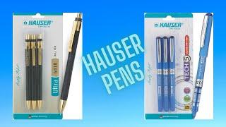 Hauser pens haul// Hauser pens review// shop smart Stationary hauls