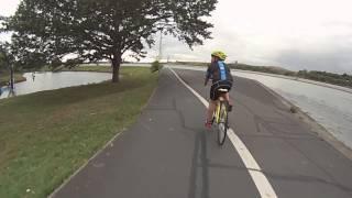 Family Cycling with Jeanie and Ethan : Lakeside North Harbour