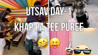 Utsav vlog day-1||kabadi match won|| khaap pa tee full || Must watch ||