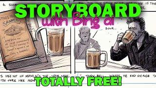 AMAZING Movie Storyboards with BING FREE AI Generator | Simple and Easy for Filmmakers