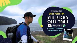 [Korea Travel Guide] Jeju Olle Trail ~ Coastal Walk + Van Gogh Immersive Art @ Bunker Des Lumiere