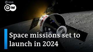 These space launches are planned for 2024 | DW News