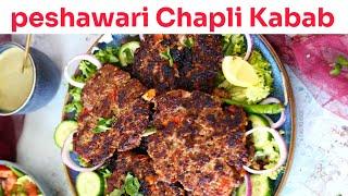 Chapli Kabab Recipe|Peshawari Chapli Kabab Recipe Simple & Easy Recipe|beef Recipe@BaBaFoodRRC