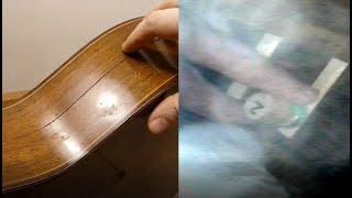 Guitar Repair: Shipping damage! Kevin Hall Timberline