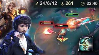 HuanFeng Test NEW KAI'SA SKIN - PAY TO WIN ? " 24Kill in 30Min" Engsub