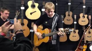 Rory Evans & Tanglewood, London Acoustic Guitar Show 2012