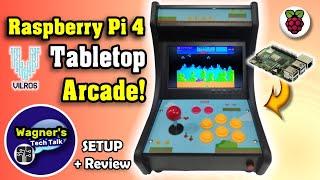 Vilros Arcade Mini Tabletop Home Arcade for the Raspberry Pi 4