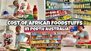 COST OF AFRICAN FOOD STUFF IN PERTH WESTERN AUSTRALIA  WILL SHOCK YOU | COST OF LIVING IN PERTH