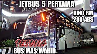 JETBUS 5 PERTAMA PESONA‼️BUS PESONA MILIK MAS WAHID RILIS 1 UNIT JETBUS 5 SHD,APAKAH OTEWE AKAP?