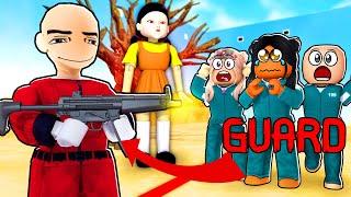 SQUID GAME... BUT WE'RE GUARDS!! | Roblox Funny