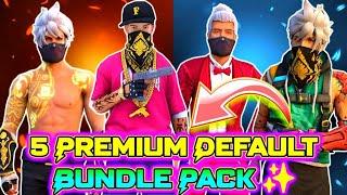 TOP 5 PREMIUM DEFAULT PACK OB46ff glitch fileglitch file for free fire max