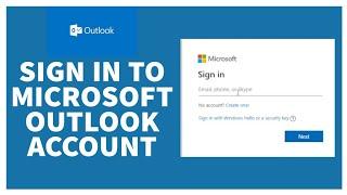 How To Microsoft Outlook Email Sign In? Outlook Login | www.outlook.com Account Login 2022 |