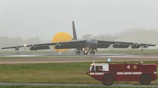 B-52 bomber planes deploy to Europe; emergency declared before landing safely