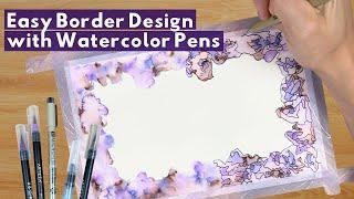 Art Meditation Technique as a Border Design | Relaxing Art