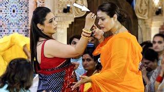 Two Bengali Beauty Rani Mukerji & Kajol At North Bombay Sarbojanin Durga Puja 2024