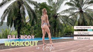 FULL-BODY WORKOUT IN KRABI | no equipment - no jumping!