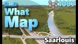 #CitiesSkylines - What Map - Map Review 1097 - Saarlouis