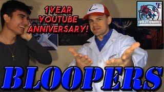 The Pokemon Evolutionaries 1 Year Anniversary Blooper Special!