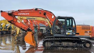 Big Excavators stock in Japan | Constructions Machinery Export Japan | Hitachi Caterpillar Komatsu