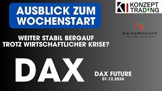 DAX zum Wochenstart || weiter stabil bergauf trotz Wirtschaftskrise !?