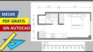 Como medir Planos en PDF sin Autocad GRATIS