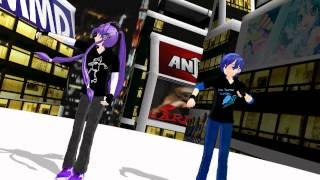 MMD Kaito & Gakupo (Dance without me/ танцуй без меня)