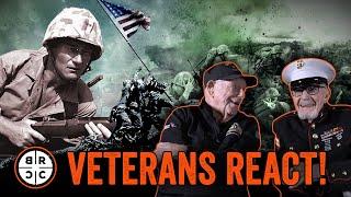 World War II Vets React: WWII Movies with Iwo Jima Veterans Don Graves and Frank Strait Wright