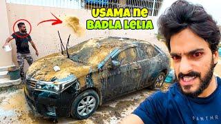 USAMA NE MERI CAR DESTROY KAR K BADLA LE LIA  | MISHKAT KHAN VLOG