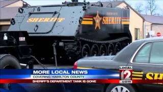 Hamilton County sheriff's department tank gone