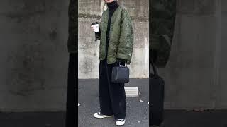 가을,겨울 코디룩 클립 / 검정코트 부터 아우터까지 따뜻하면서 심플한 스타일링 모음 / street look AW style clips