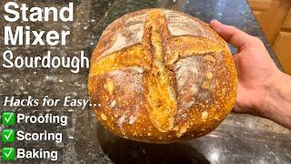 Easy Method for Making Sourdough Bread with a Stand Mixer