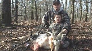 6 yr old bow hunting Feral Goat start hunting young practice learn to hunt