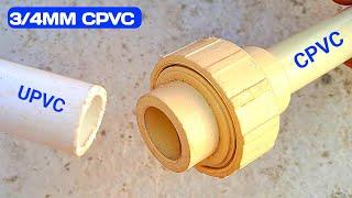 HOW TO JOIN  AN IDEA UPVC PLUS CPVC PIPE?