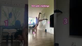 123 split challenge #motivation #corechallenge #split #yoga #flexible