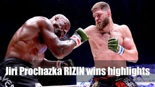 Jiri Prochazka RIZIN wins highlights