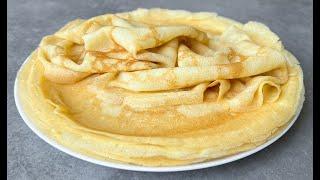 Блины 3 Стакана Вкусно, Быстро, Просто!!! / Блины На Молоке / Pancakes Recipe (Crepes) / Масленица