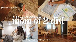 FULL DITL AS A MOM OF 2 | prioritizing myself, waking up before the kids, & our daily rhythm!