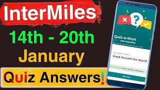 Intermiles Weekly Quiz Answer Today | 14 January Intermiles Quiz A Thon Answer | Inter Miles Quiz