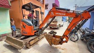 TATA 20U Mini Excavator Old Temple Demolition for Renovation and Extending Temple | JCB | Jcb video